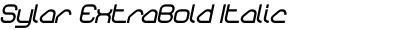 Sylar ExtraBold Italic
